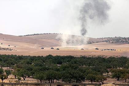 Бои в районе сирийско-турецкой границы