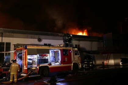 Спасатели обнаружили тела восьми погибших при пожаре на складе в Москве
