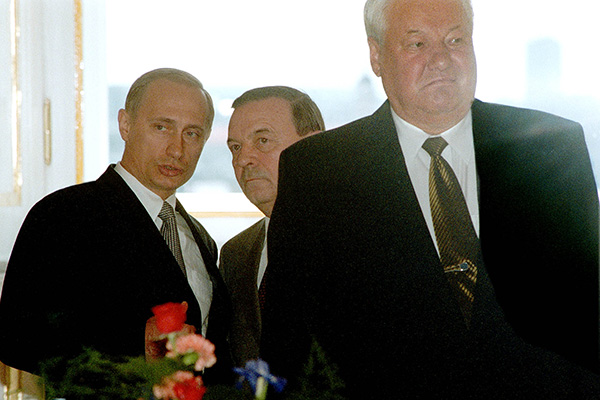 Владимир Путин, Владимир Шевченко и Борис Ельцин