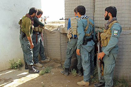 Военные Афганистана в городе Кундуз