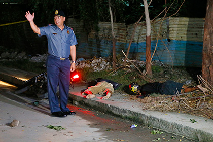 Тела подозреваемых в наркоторговле в Маниле 