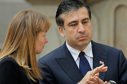 Сандра Рулофс-Саакашвили и Михаил Саакашвили