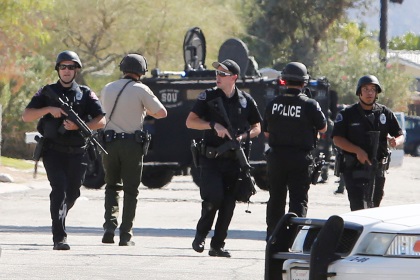 Полиция в Палм-Спрингс (Калифорния), 8 октября 2016 года