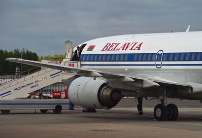 Самолет «Белавиа» в аэропорту Минска
