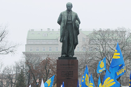 Памятник Тарасу Шевченко в Киеве, архивное фото