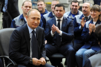 Владимир Путин на встрече с рабочими завода «Автодизель» в Ярославле