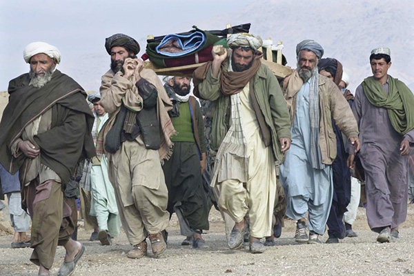 Похороны скончавшегося от туберкулеза в Афганистане