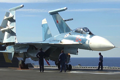 Су-33 на палубе «Адмирал Флота Советского Союза Кузнецов»