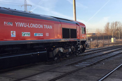Первый грузовой поезд из Китая доехал до Лондона