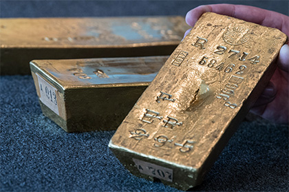 Германия вернула часть хранившегося в США золота