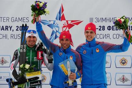 Россияне победили в лыжном ориентировании на военных играх в Сочи