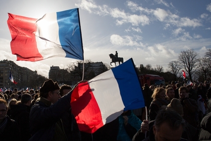 Митинг в поддержку Фийона в Париже