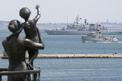В порт Одессы вошли корабли турецких ВМС