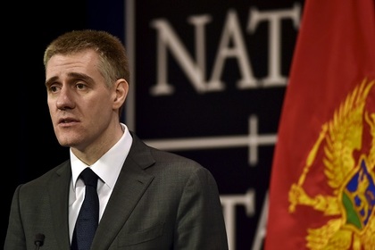 Министр иностранных дел Черногории Игор Лукшич в штаб-квартире НАТО
