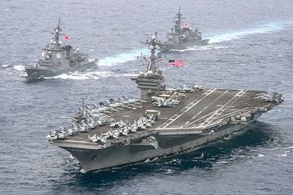 Москва обеспокоилась сосредоточением кораблей ВМС США в Северо-Восточной Азии