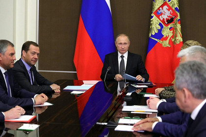 Путин провел заседание Совбеза