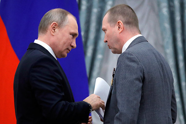 Владимир Путин наградил Евгения Миронова орденом «За заслуги перед Отечеством» IV степени 