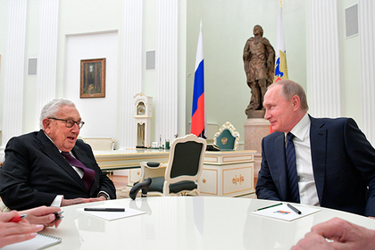 Генри Киссинджер и Владимир Путин 