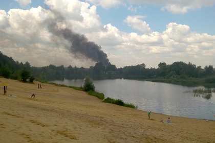 Жители подмосковного Жуковского сообщили о взрыве и пожаре на аэродроме