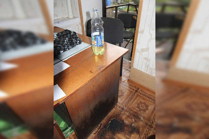 В Воронежской области мужчина устроил в офисе самоподжог