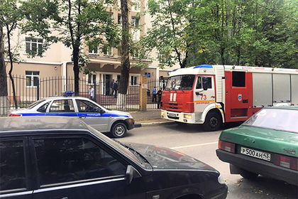 Эвакуация в Московском физико-техническом институте 