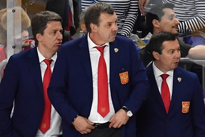 Харийс Витолиньш, Олег Знарок и Илья Воробьев (слева направо)