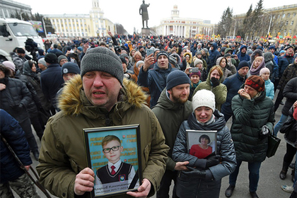 Митингующие в Кемерове ответили Тулееву на слова о бузотерах