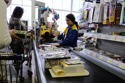 Подсчитан средний чек россиянина в магазине