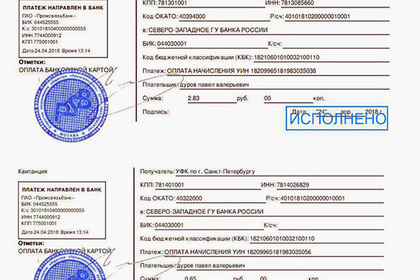 Дуров задолжал налоговой четыре рубля