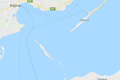 Карты Google отказались строить маршрут через Крымский мост