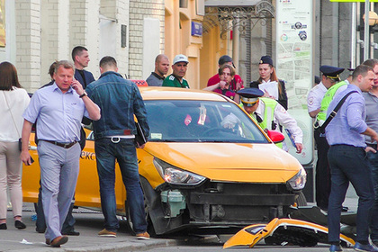 В Кремле отреагировали на ДТП с такси в центре Москвы