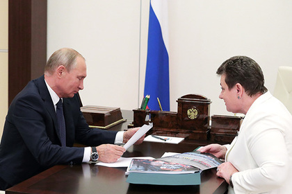 Владимир Путин и Светлана Орлова