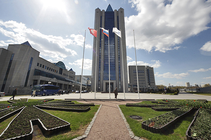 Здание центрального офиса «Газпрома» в Москве