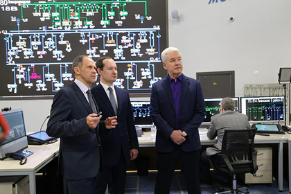 Энергетики показали Собянину новый объединенный диспетчерский пункт