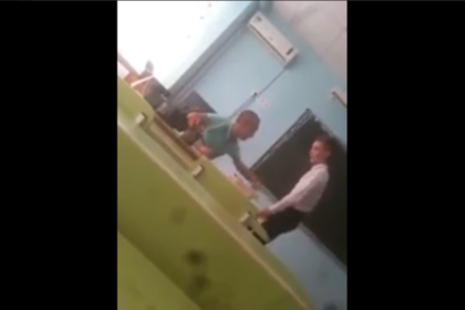 Пьяного учителя из Сочи уволили из-за видео с избиением ученика
