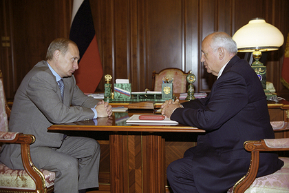Владимир Путин и Михаил Горбачев