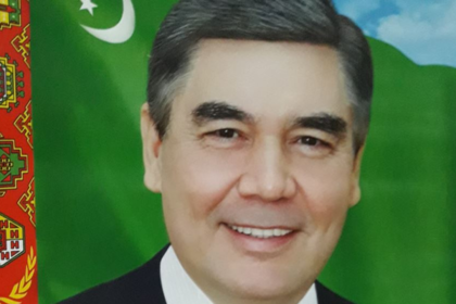 Президент Туркмении Гурбангулы Бердымухамедов с сединой