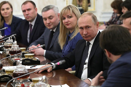 Путин встретился с «Лидерами России»