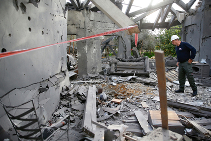 Палестинская ракета попала в жилой дом в Израиле