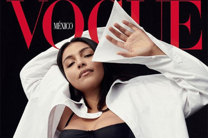 Тучная модель показала тело на обложке журнала Vogue
