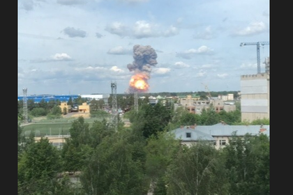 Взрыв на заводе в Дзержинске