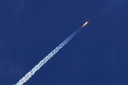 Старт ракеты-носителя «Союз-СТ»