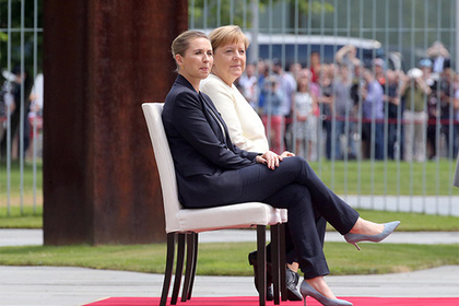 Метте Фредериксен и Ангела Меркель