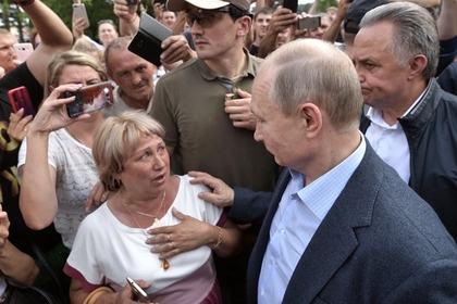 Визит Путина в затопленный Тулун скрыли от местных жителей