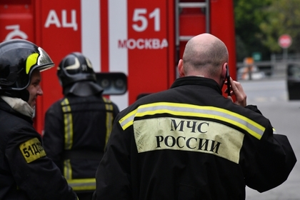 Названы возможные причины крупного пожара в центре Москвы