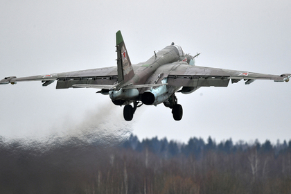 Штурмовик Су-25 разбился на Кавказе