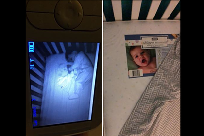 Мать испугалась «призрака» в кроватке ребенка из-за оплошности отца