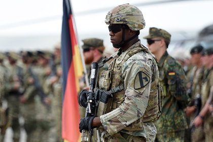 Военнослужащий армии США на учениях под эгидой НАТО в Грузии