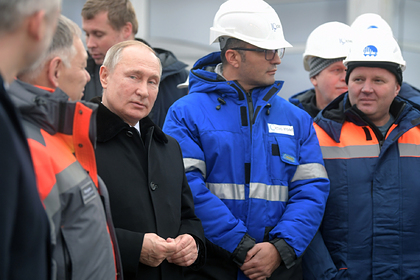 Владимир Путин на церемонии открытия трассы М-11 Москва — Санкт-Петербург