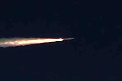Пуск гиперзвуковой аэробаллистической ракеты комплекса «Кинжал»